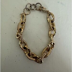 Stella & Dot gold links bracelet
